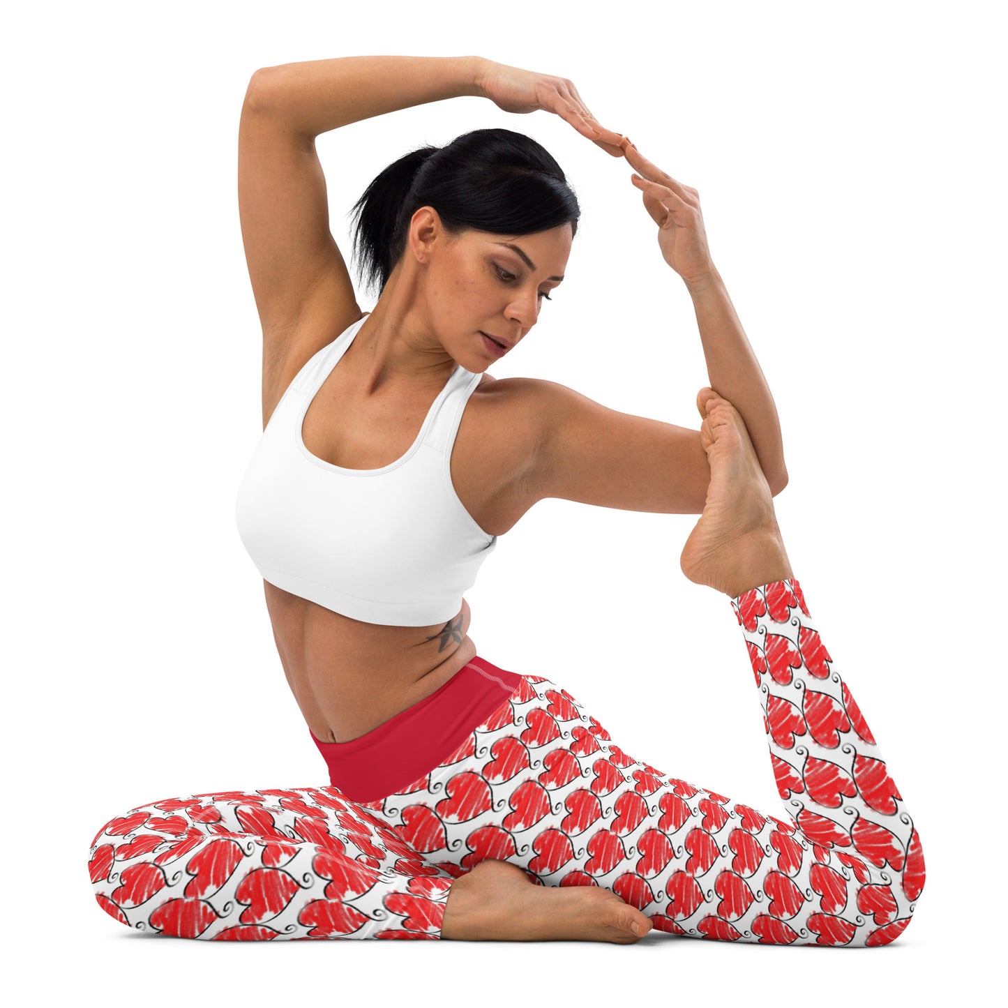 Hearts Yoga Leggings