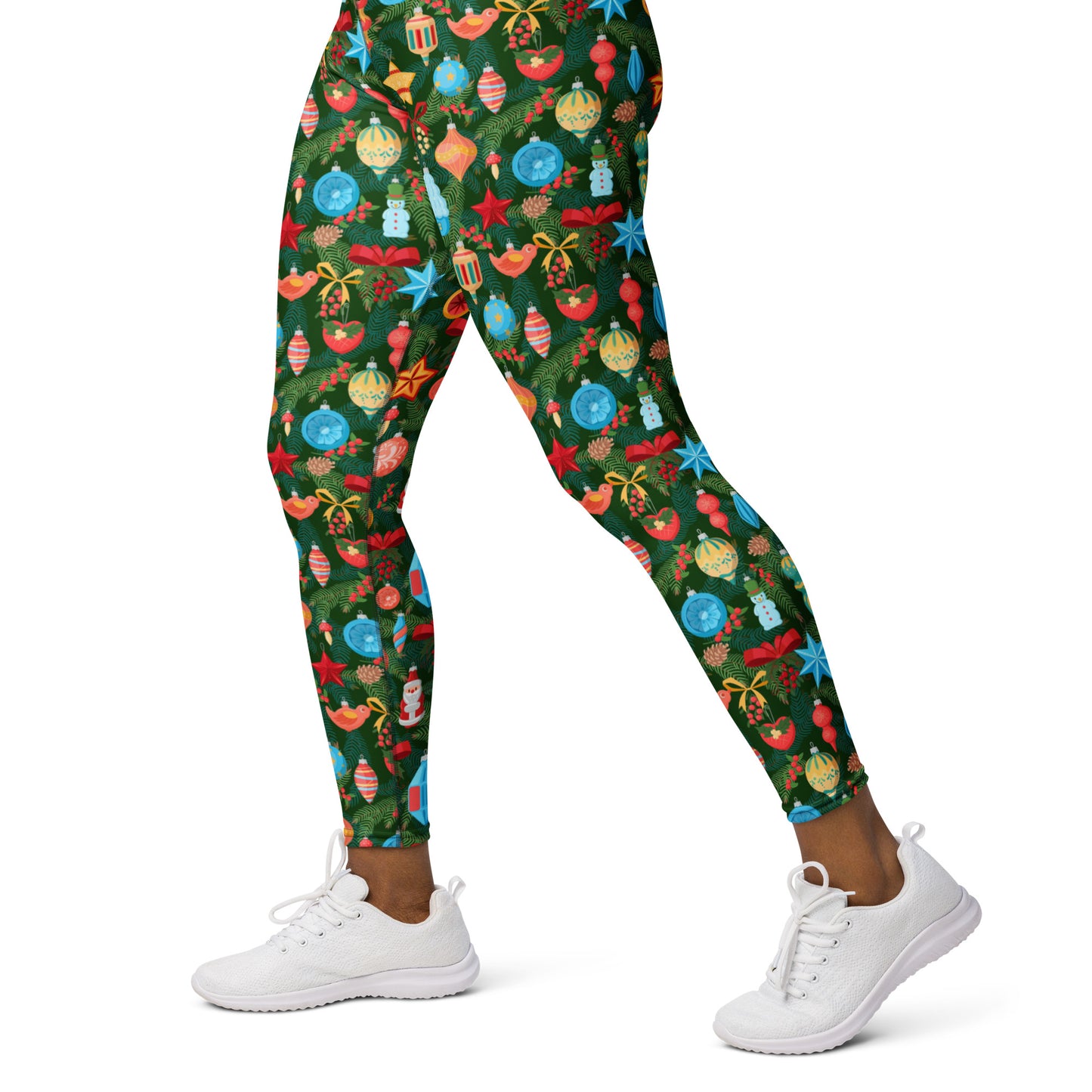 Decorated Tree Yoga Leggings