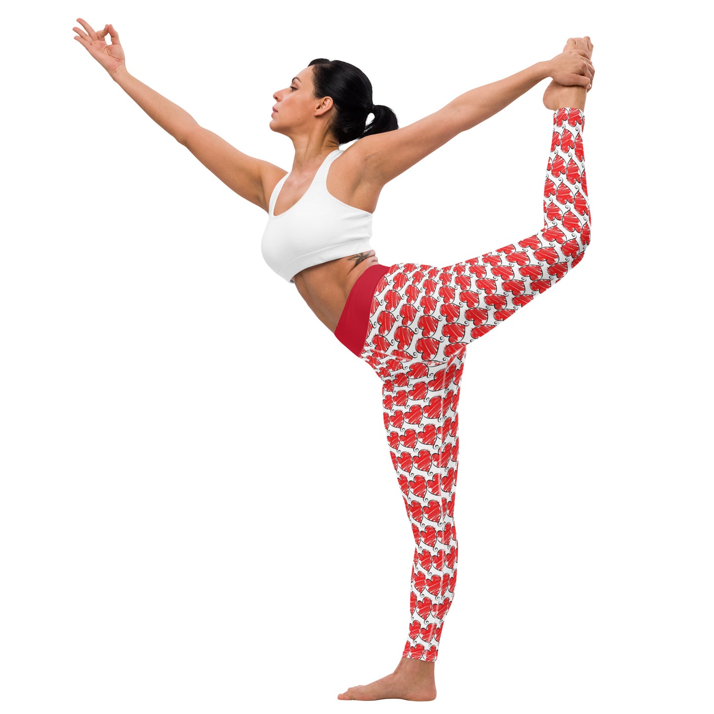 Hearts Yoga Leggings