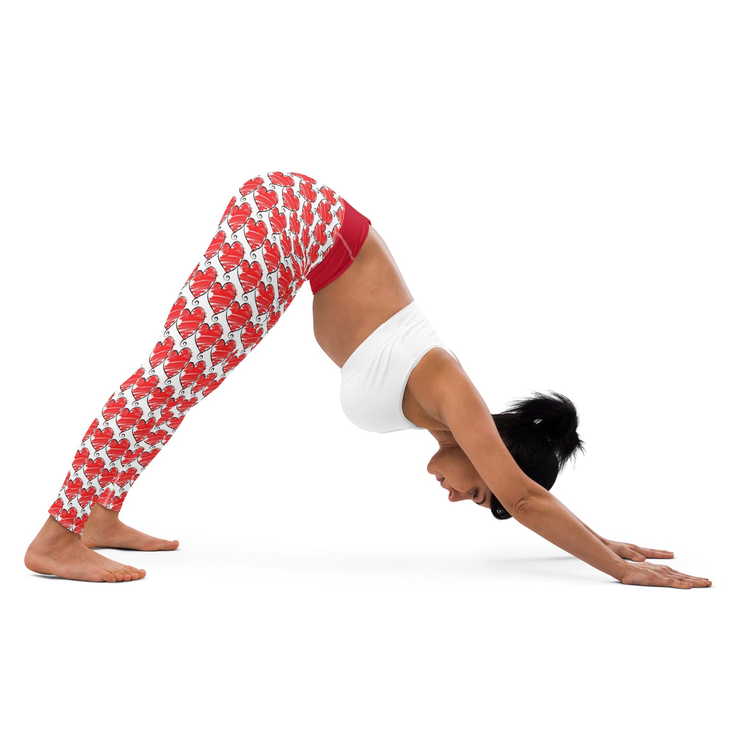 Hearts Yoga Leggings