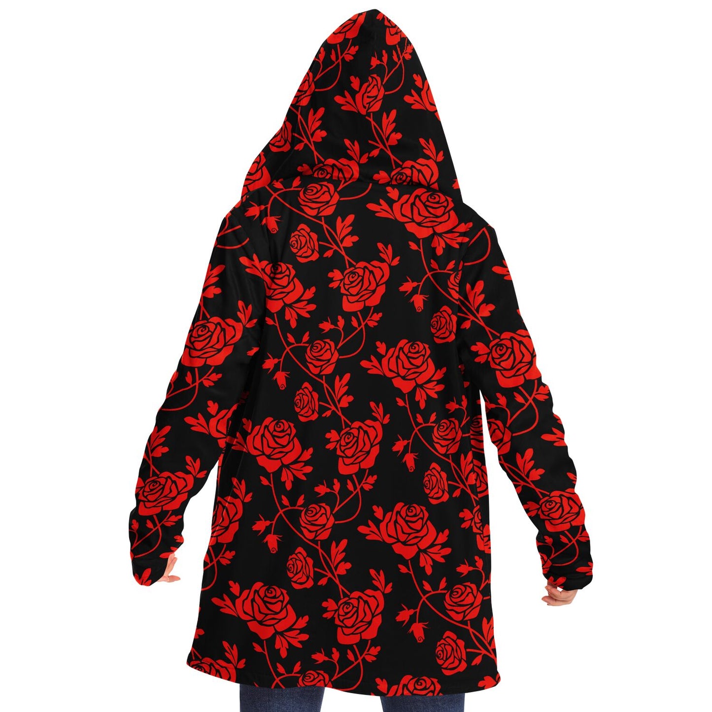 Crimson Rose Microfleece Cloak