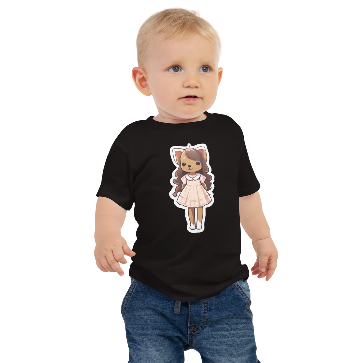 Puppy in a Dress Baby Jersey Short Sleeve Tee