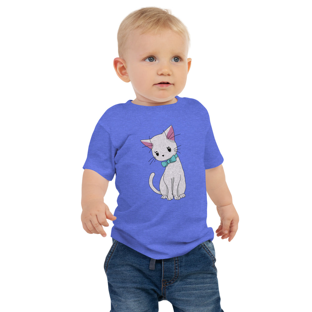 Cat with Bow Tie Baby Jersey Short Sleeve Tee