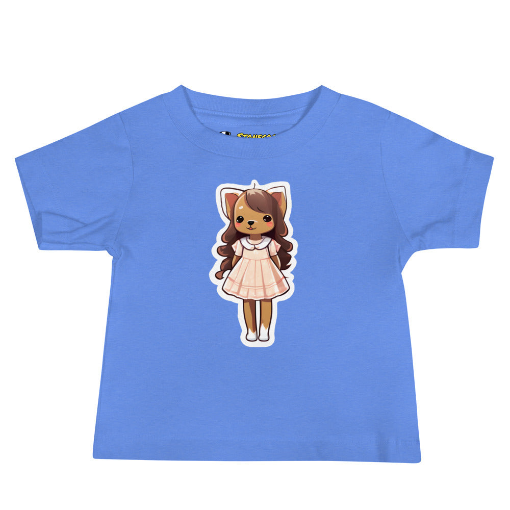 Puppy in a Dress Baby Jersey Short Sleeve Tee