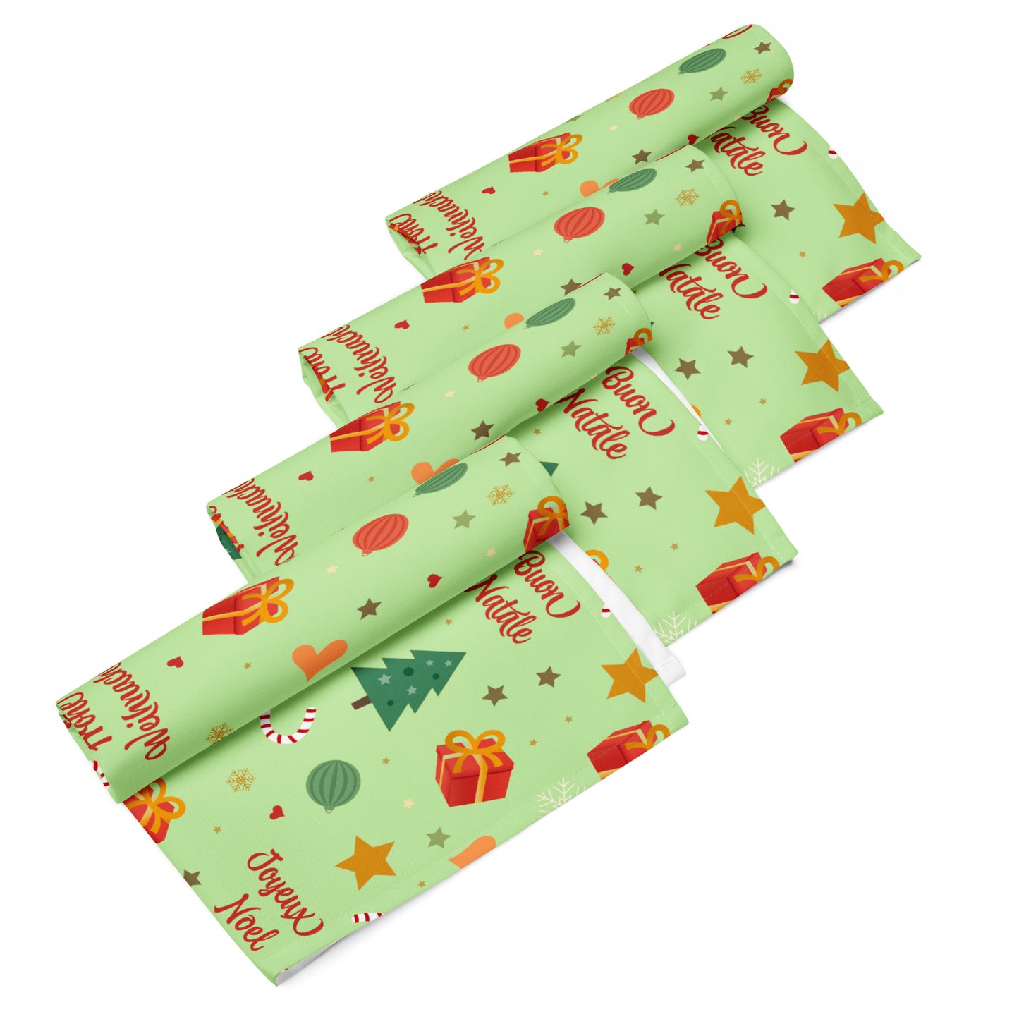 Merry Christmas Cloth Napkin Set