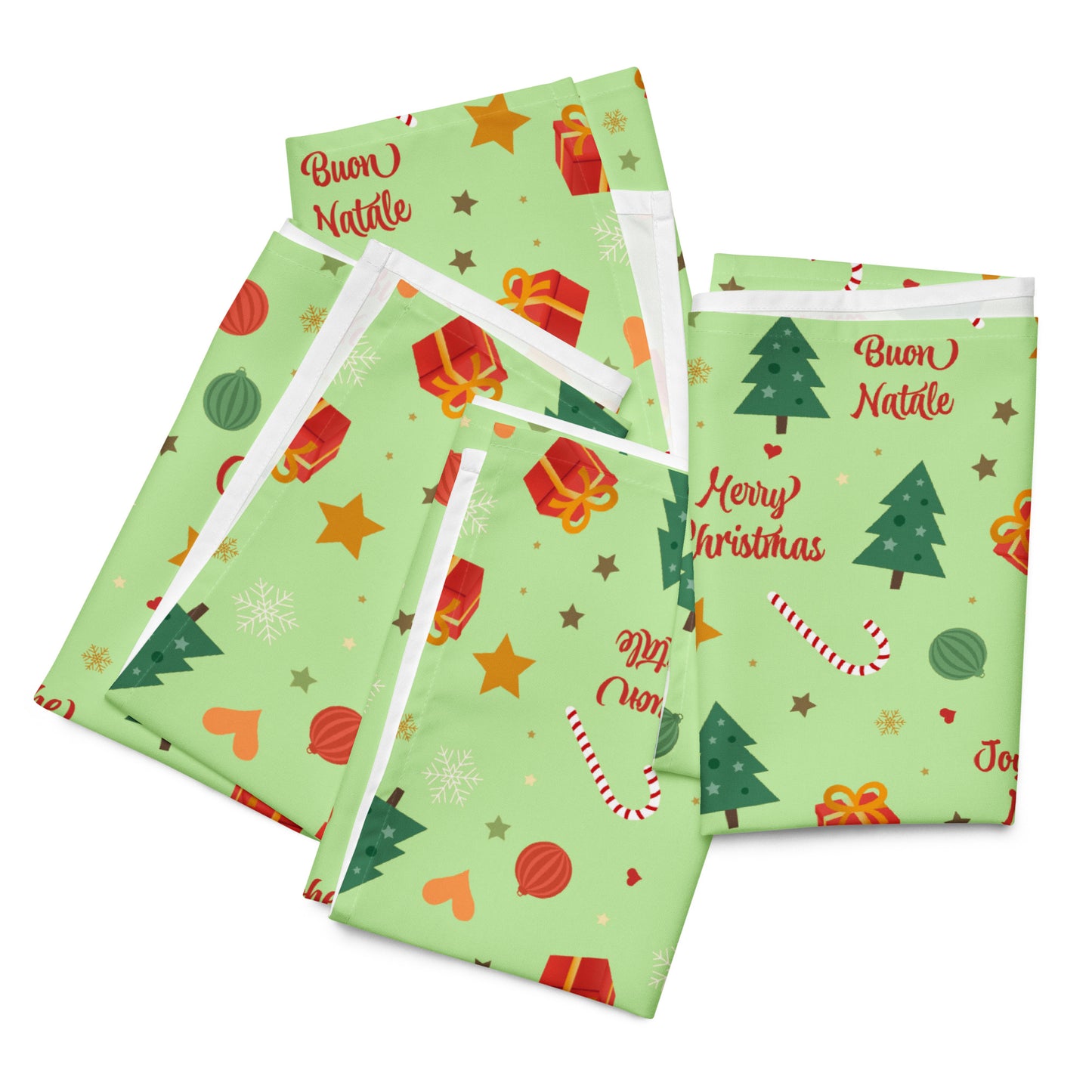 Merry Christmas Cloth Napkin Set