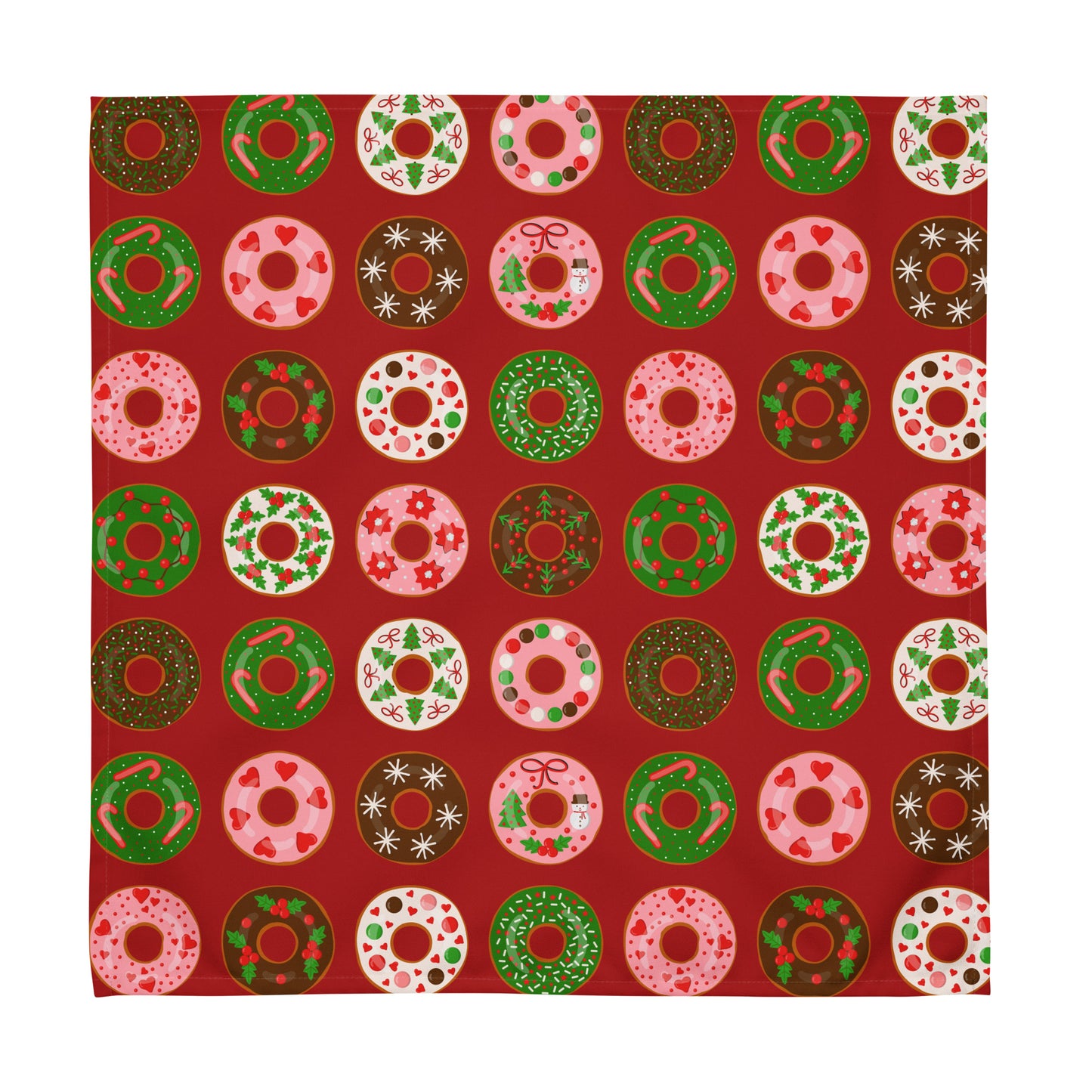 Christmas Donuts Cloth Napkin Set