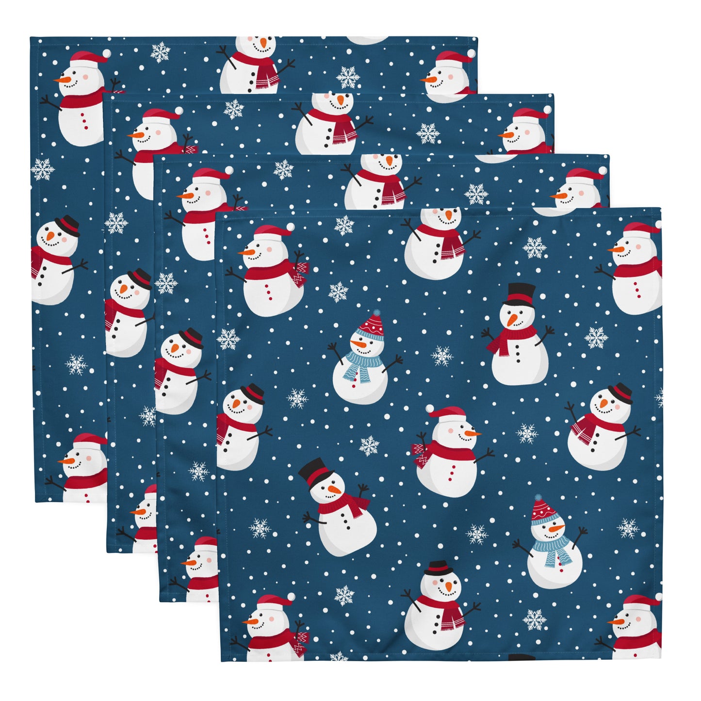 Snowmen Cloth Napkin Set