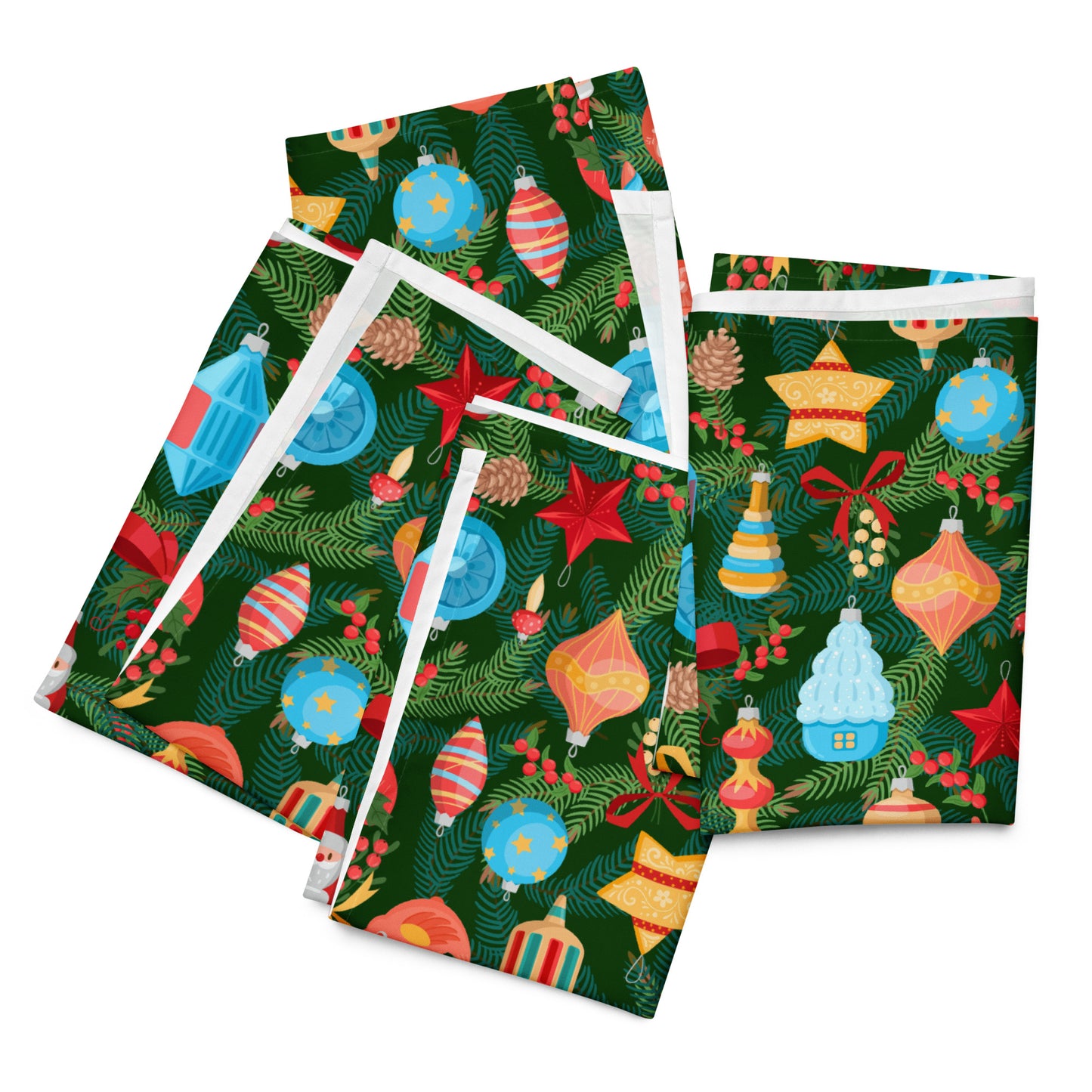 Decorated Tree Cloth Napkin Set