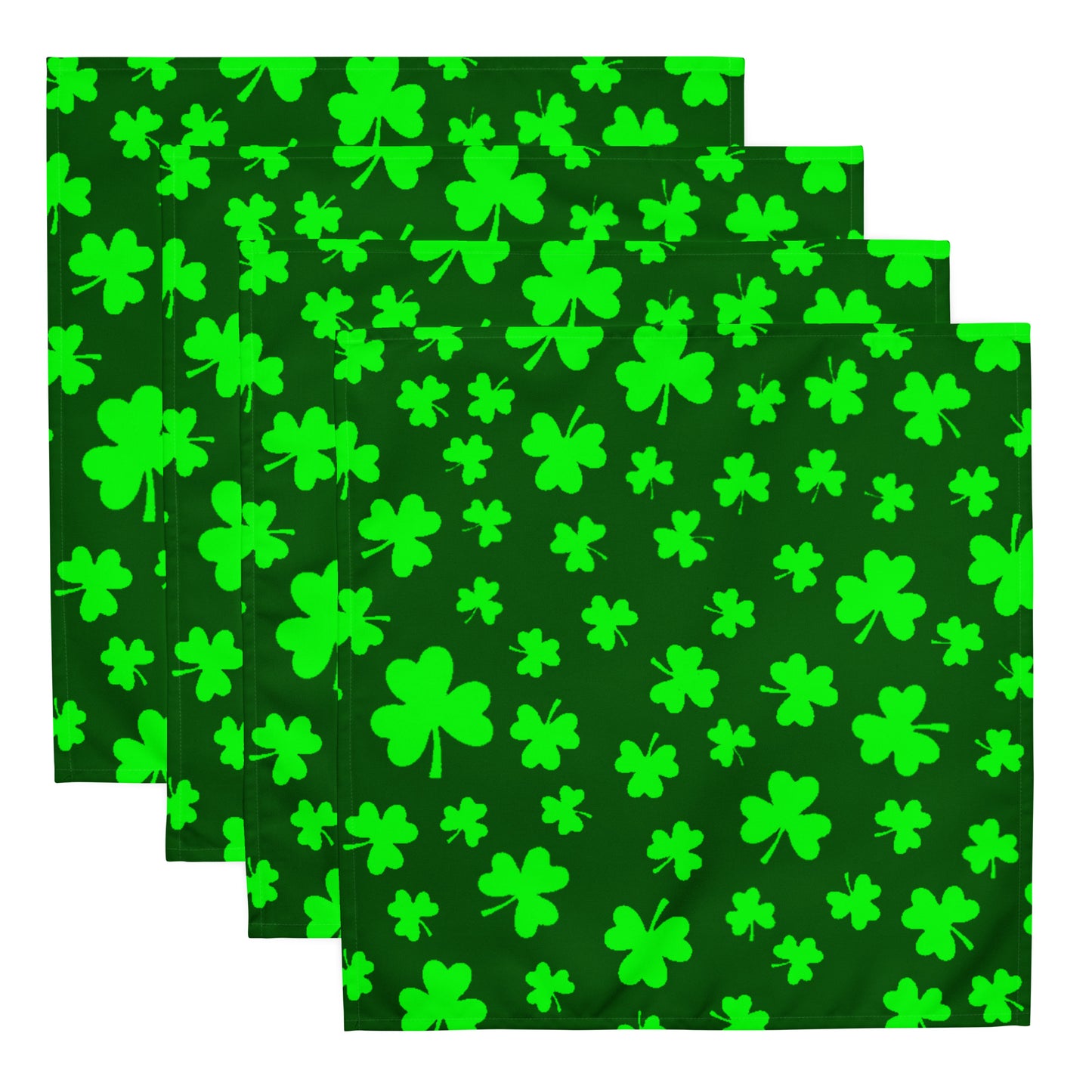 Shamrocks Print Cloth Napkin Set