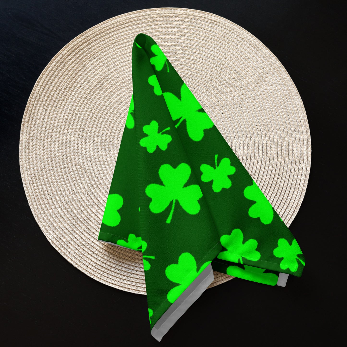 Shamrocks Print Cloth Napkin Set