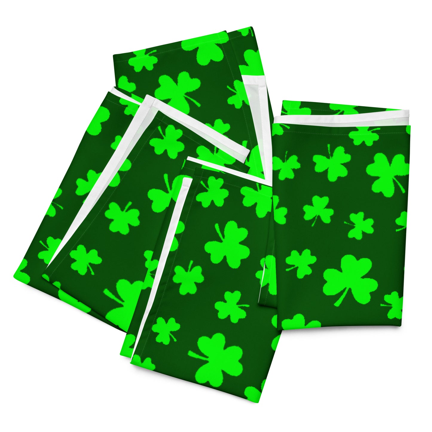 Shamrocks Print Cloth Napkin Set