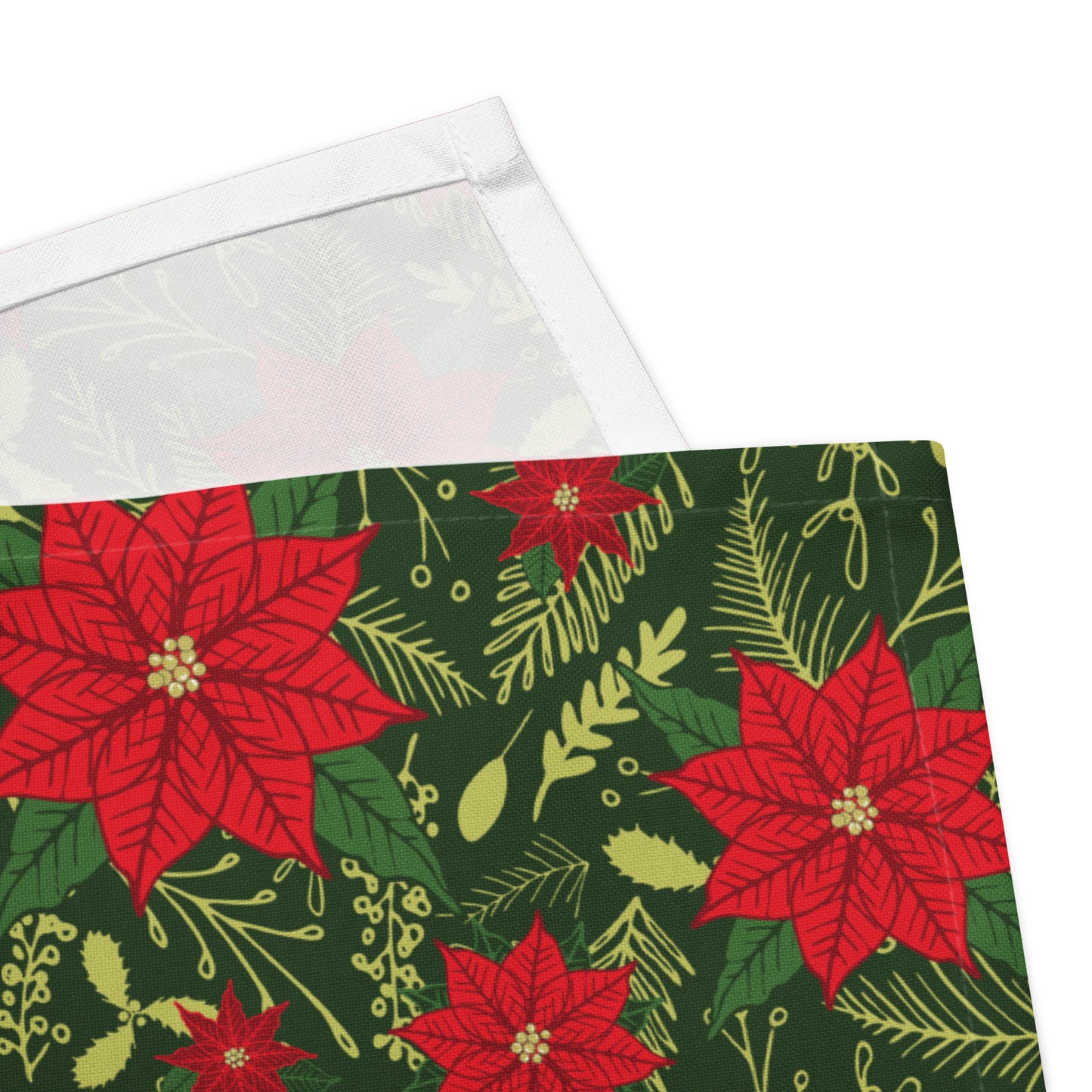 Christmas Poinsettia Cloth Napkin Set