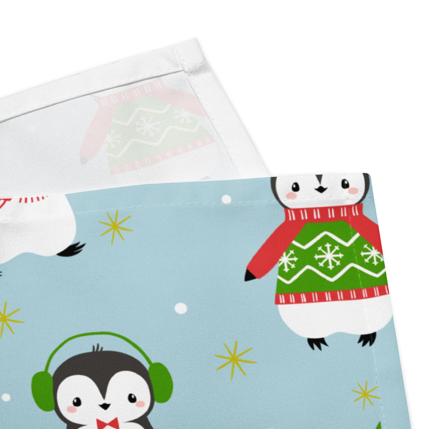 Christmas Penguins Cloth Napkin Set