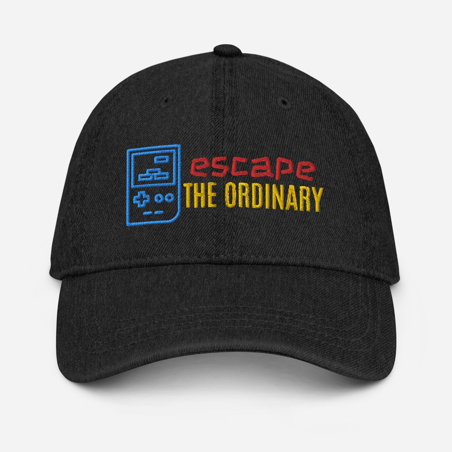 Escape the Ordinary Embroidered Denim Hat