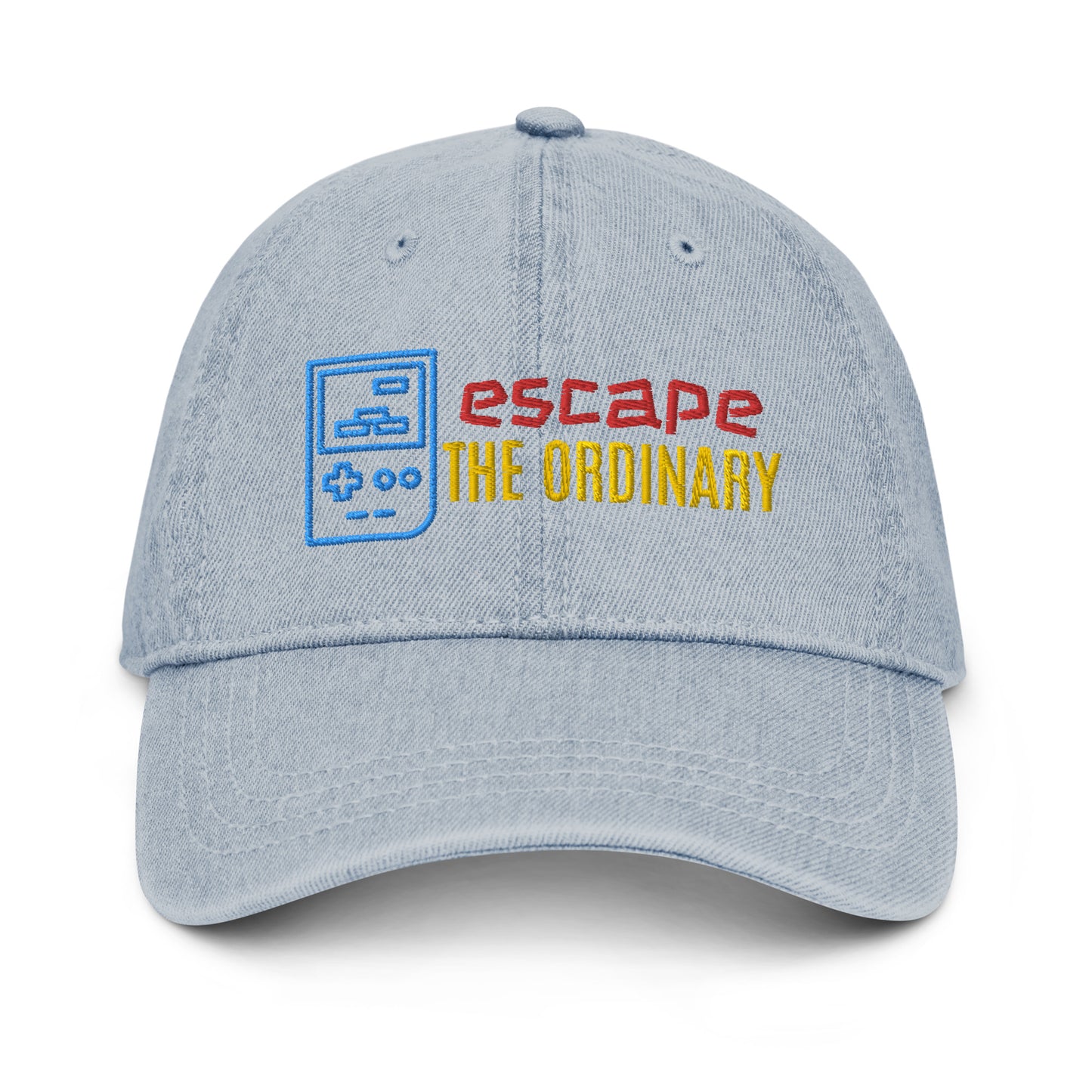 Escape the Ordinary Embroidered Denim Hat