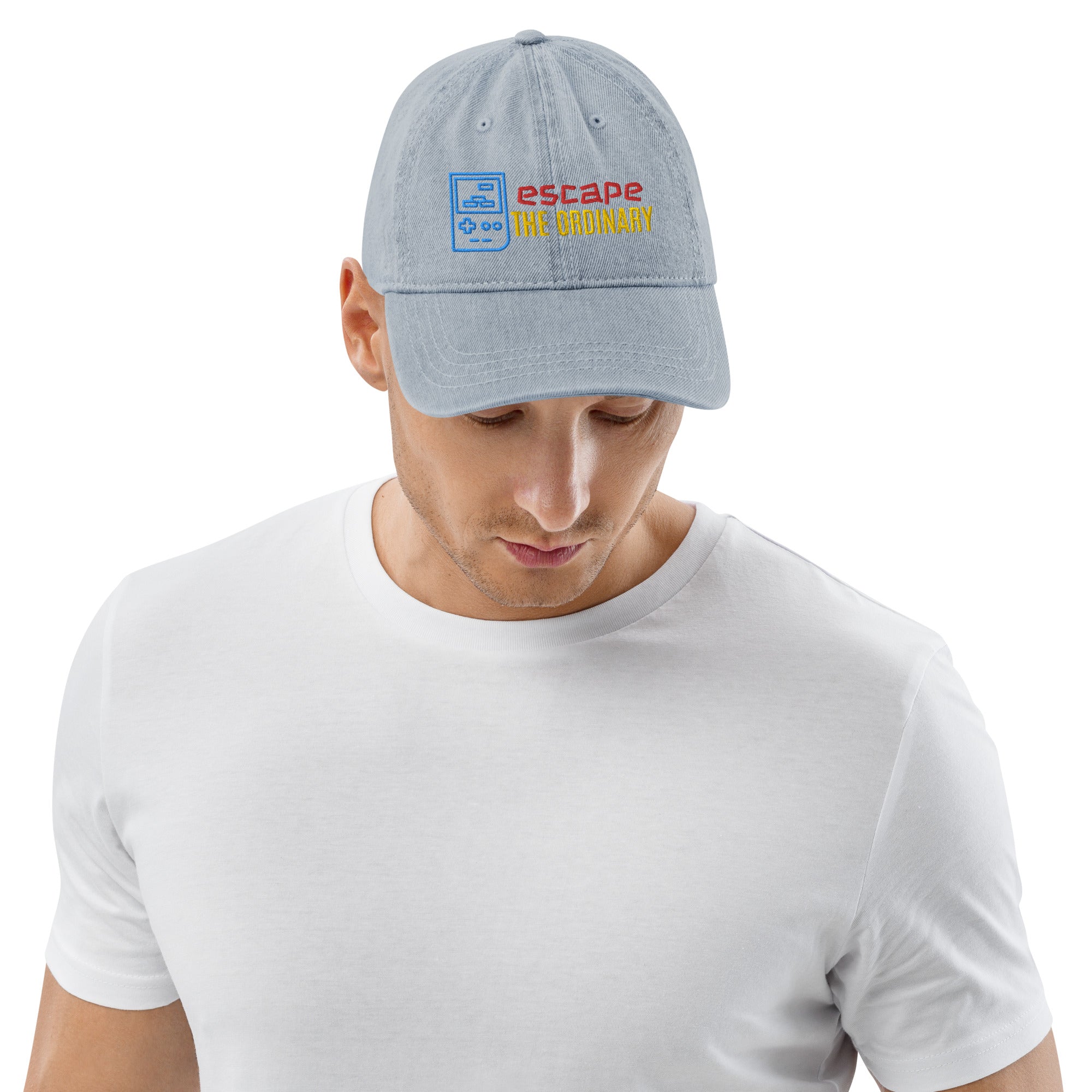 Escape the Ordinary Embroidered Denim Hat