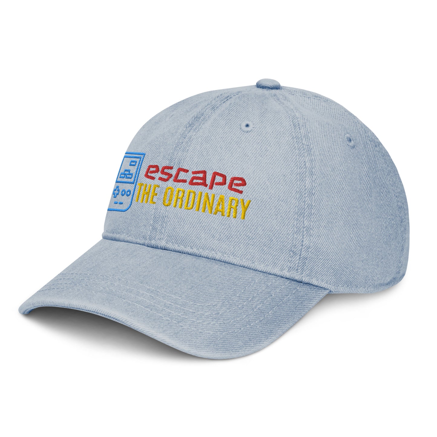 Escape the Ordinary Embroidered Denim Hat