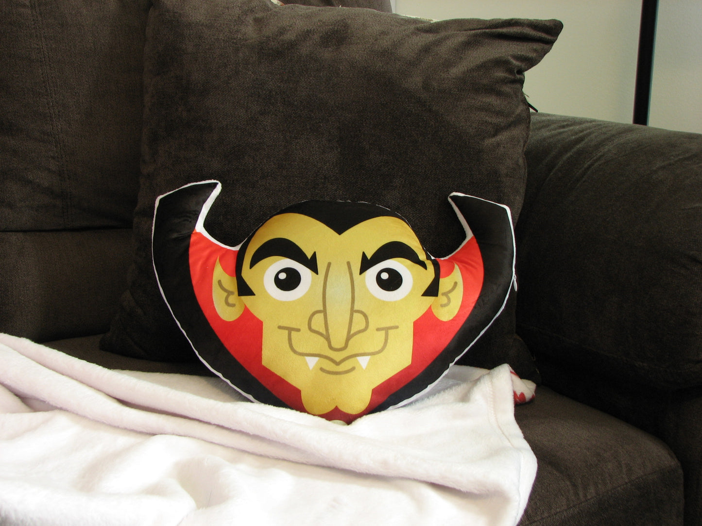 Dracula Shaped Pillow