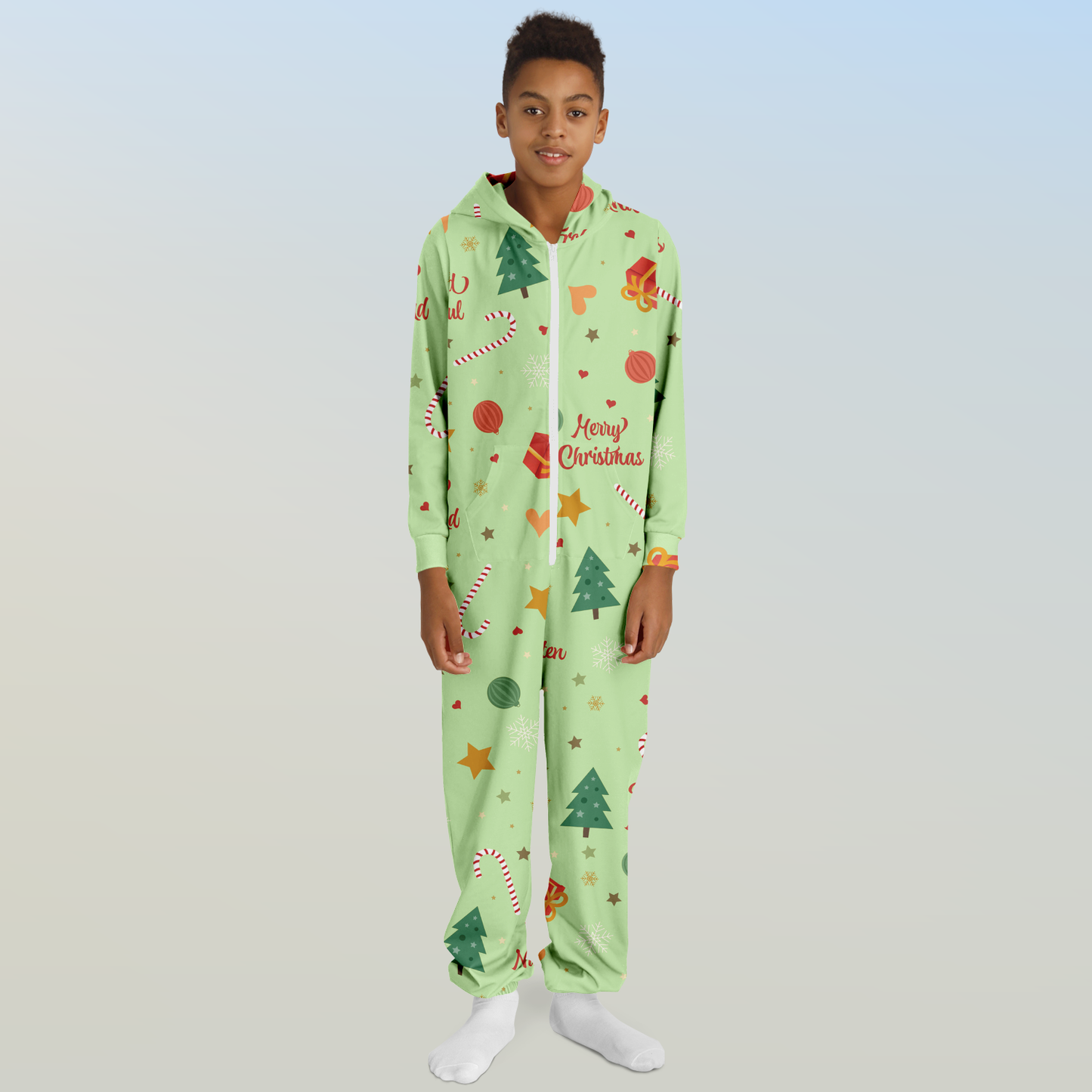 Merry Christmas Youth Jumpsuit