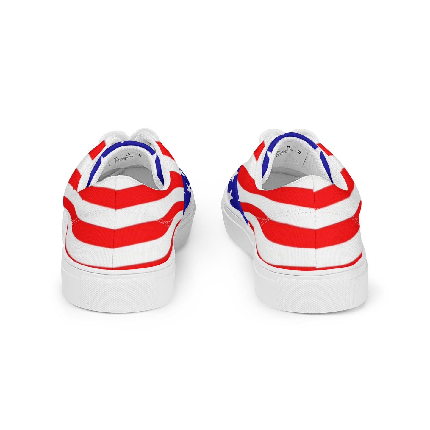 Stars and Stripes Men’s Lace-up Canvas Shoes