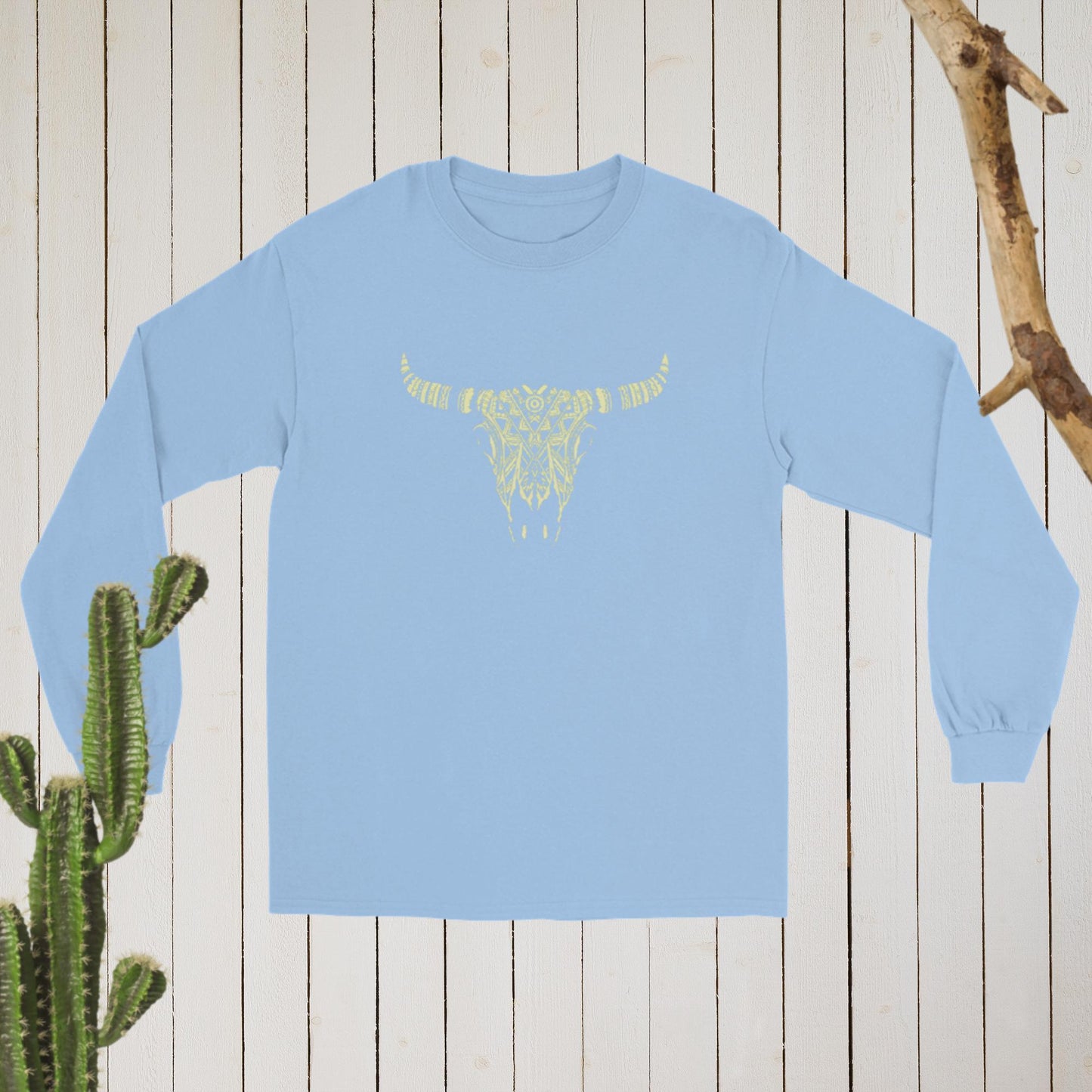 Desert Skull Long Sleeve Unisex Shirt