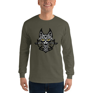 Viking Cat Unisex Long Sleeve Shirt