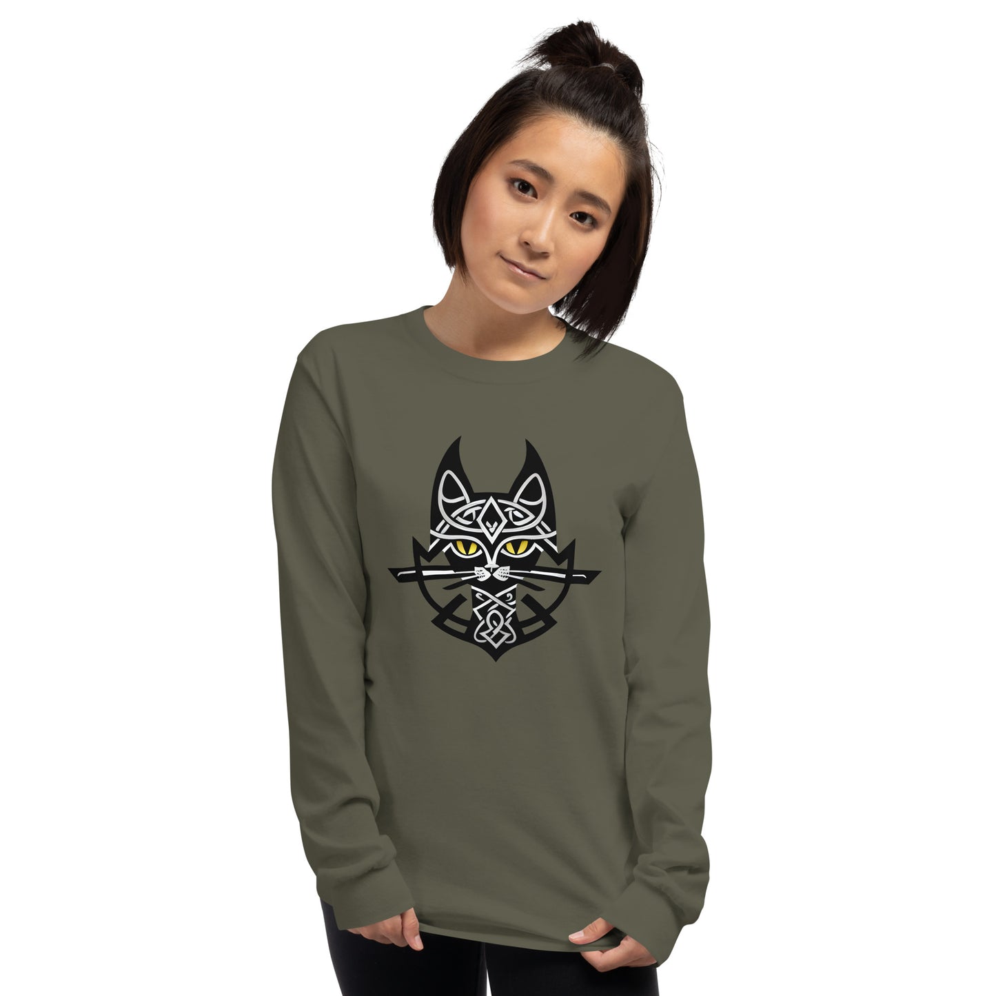 Viking Cat Unisex Long Sleeve Shirt