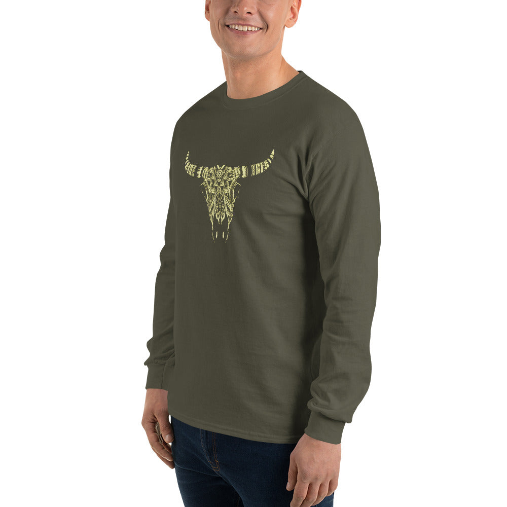 Desert Skull Long Sleeve Unisex Shirt