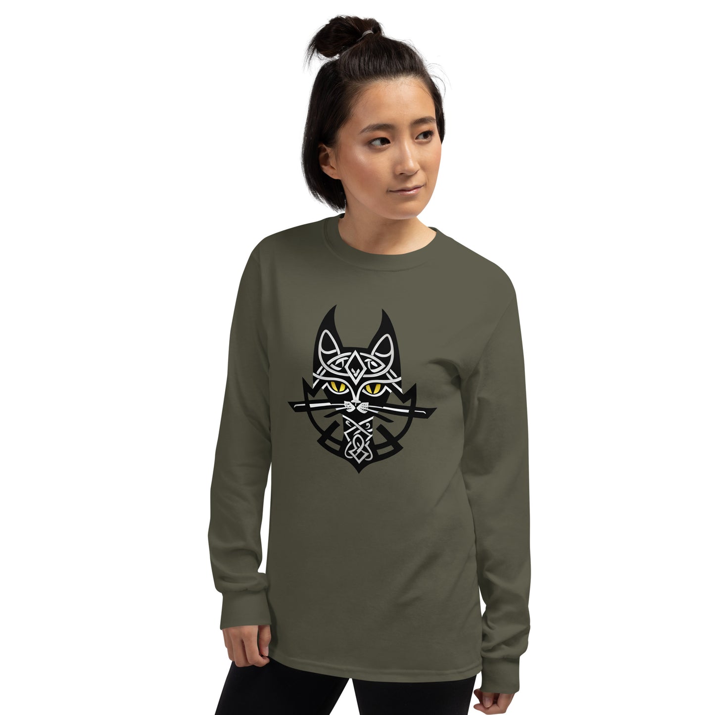 Viking Cat Unisex Long Sleeve Shirt