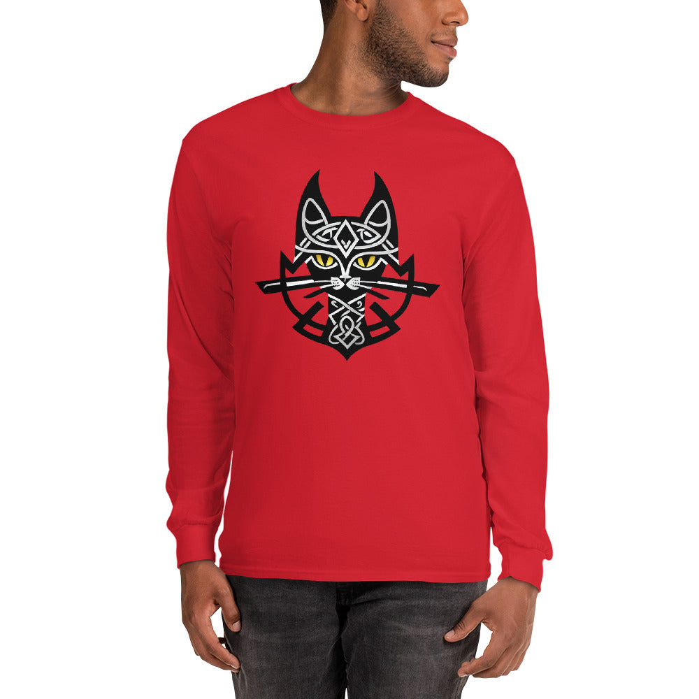 Viking Cat Unisex Long Sleeve Shirt