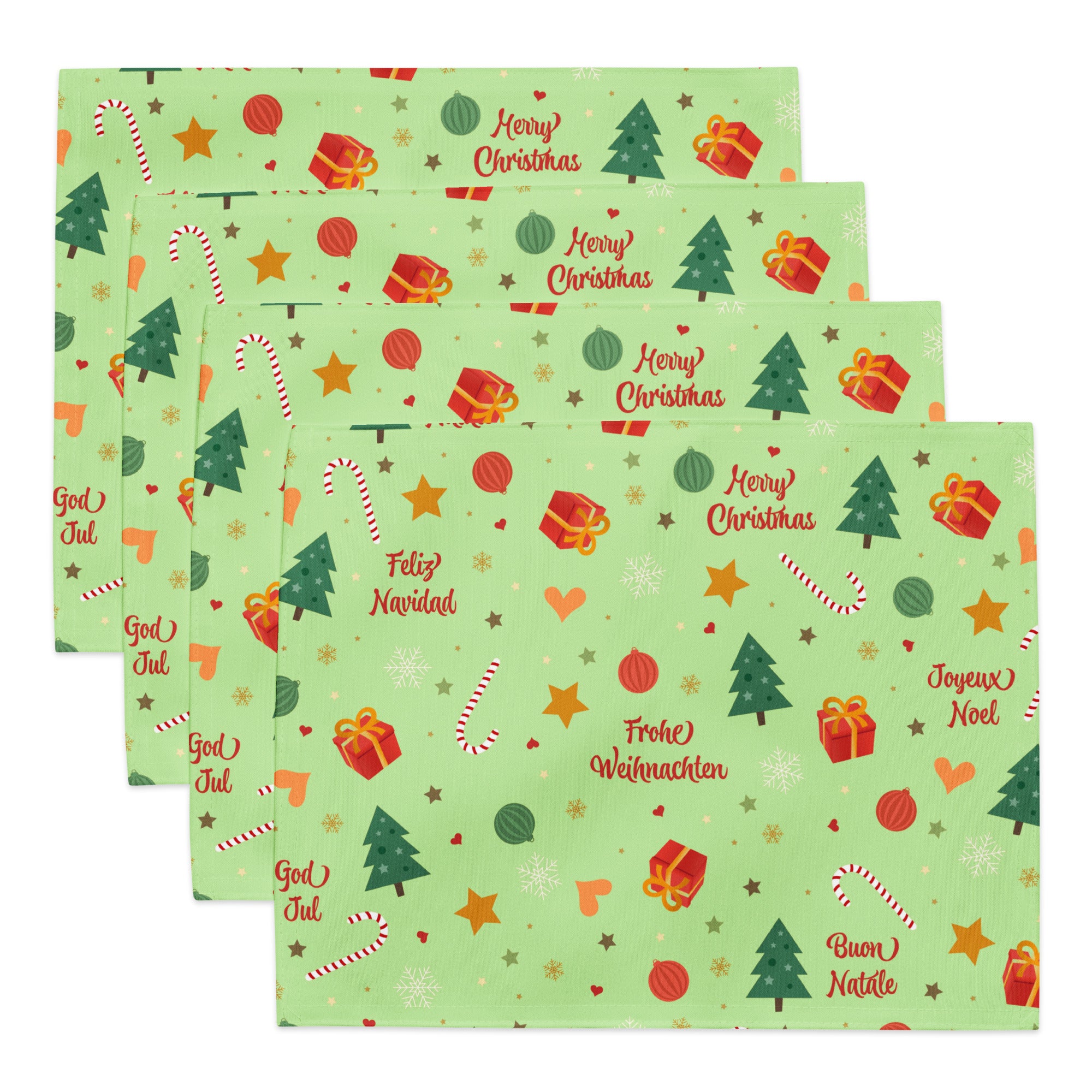 Merry Christmas Placemat Set
