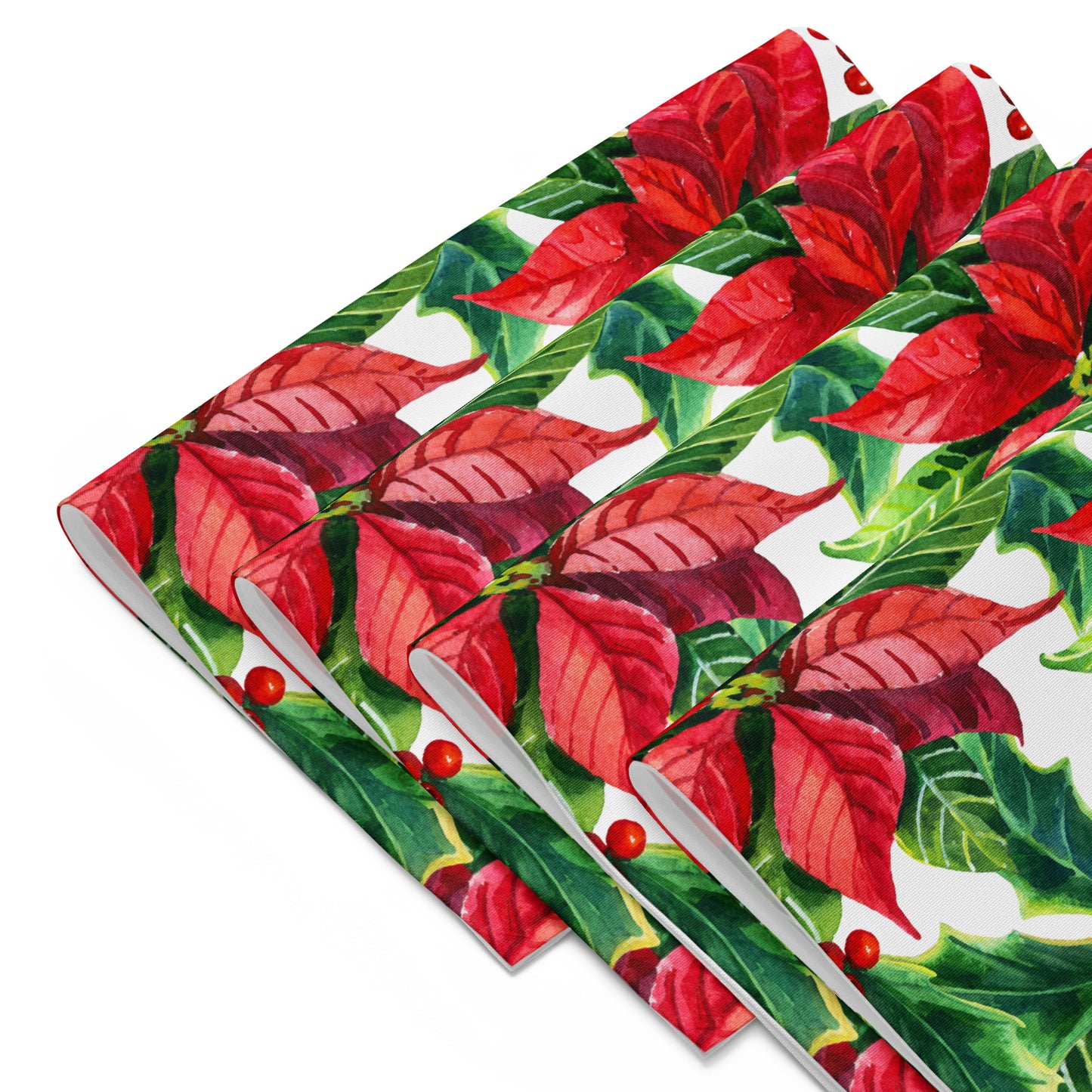 Poinsettia Placemat Set