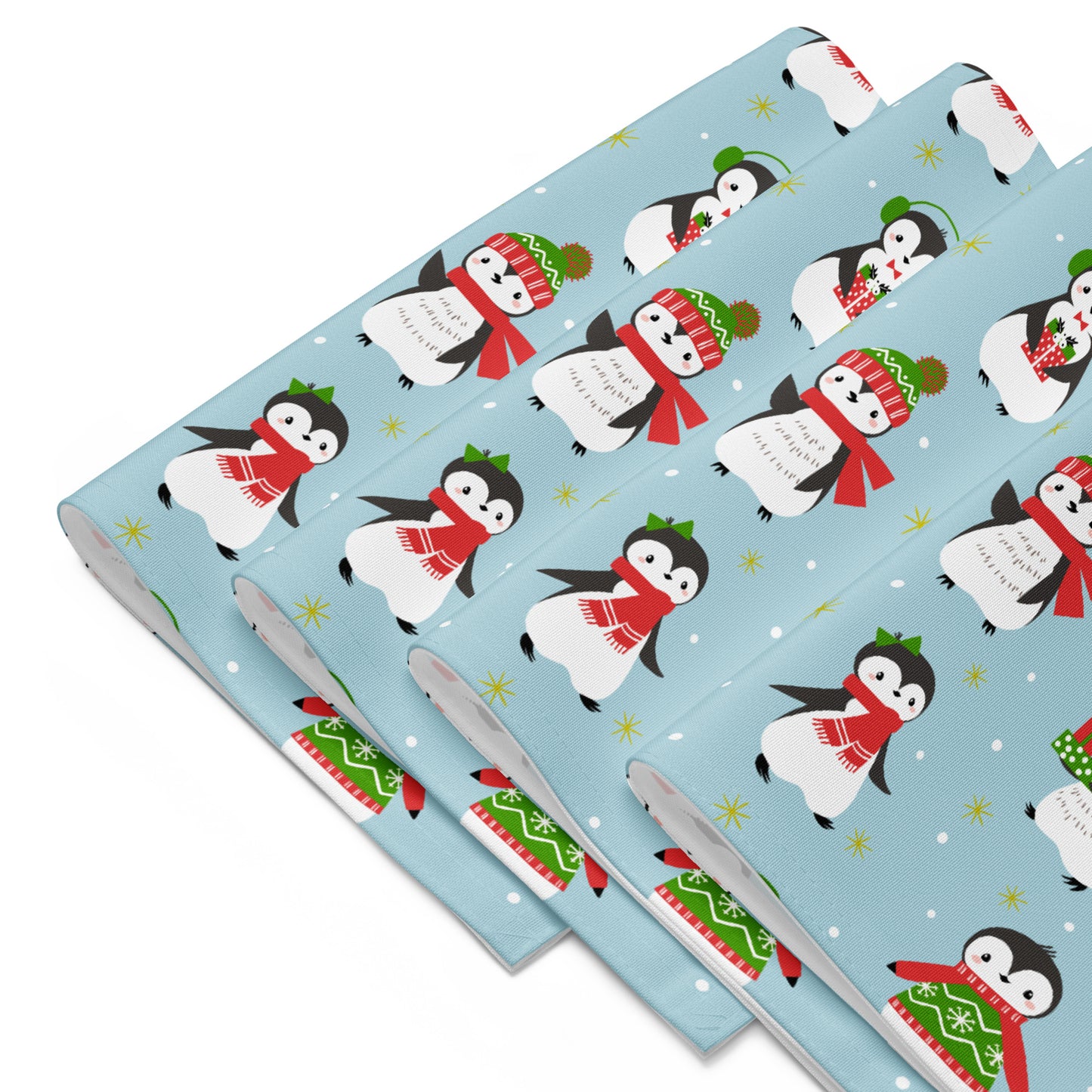 Christmas Penguins Placemat Set