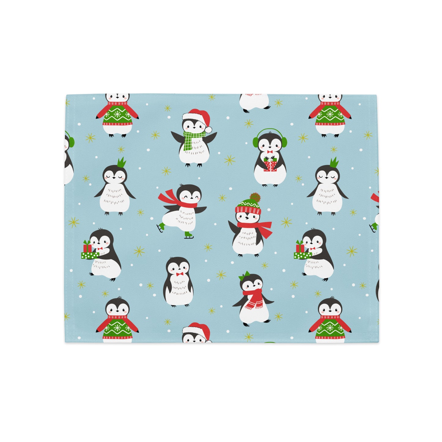 Christmas Penguins Placemat Set