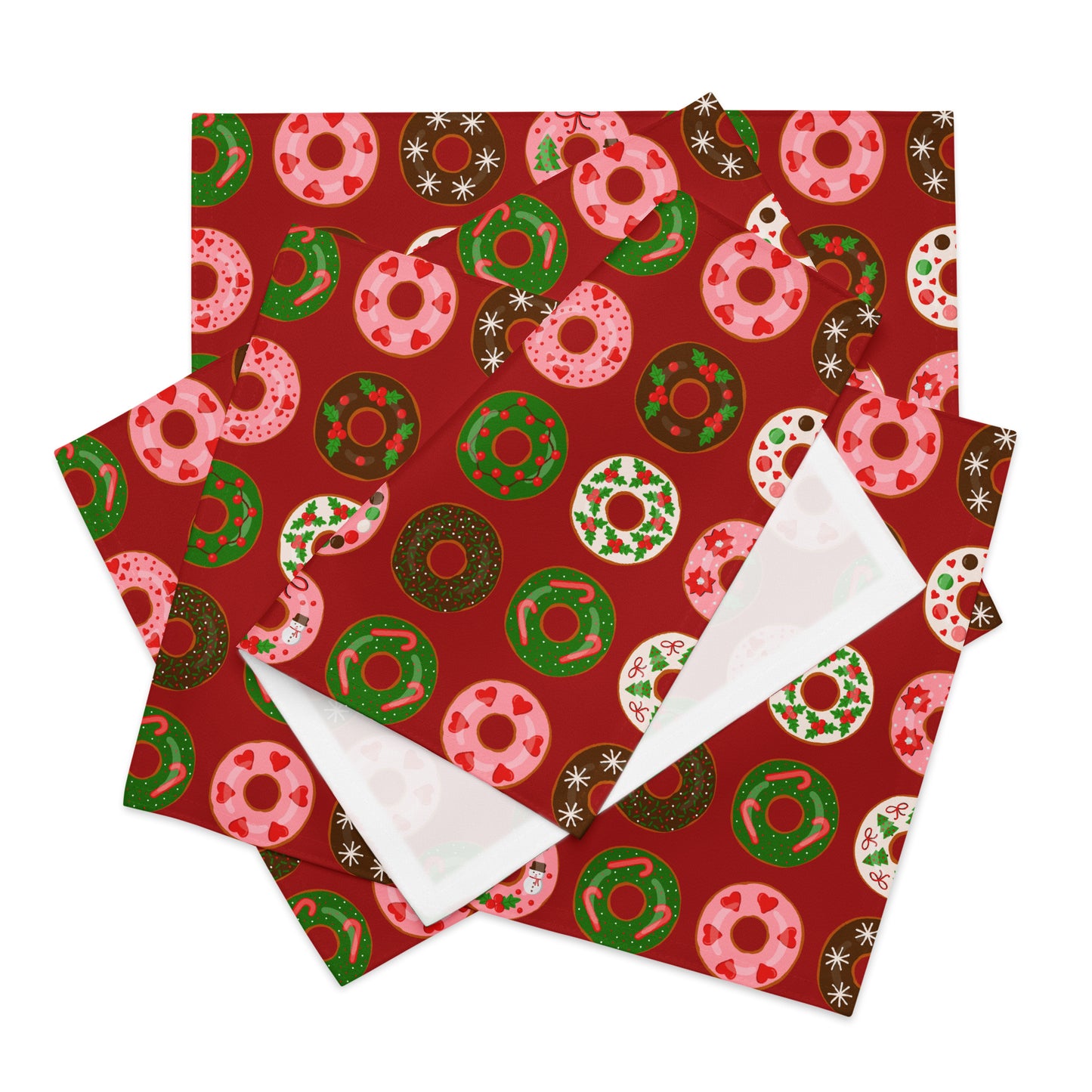 Christmas Donuts Placemat Set