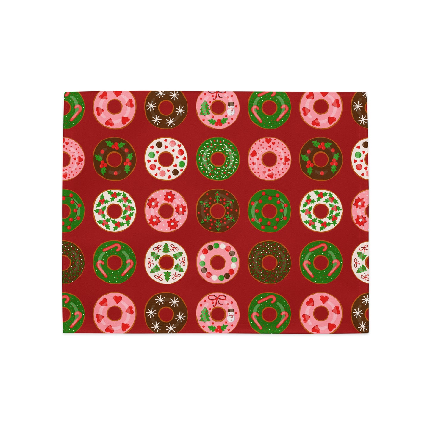 Christmas Donuts Placemat Set