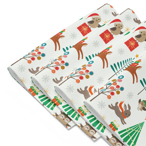 Cute Christmas Animals Placemat Set