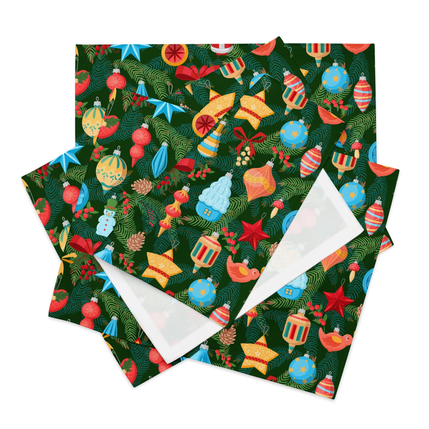 Decorated Tree Placemat Set