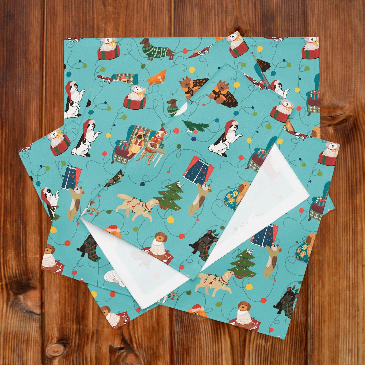 Festive Dogs Placemat Set