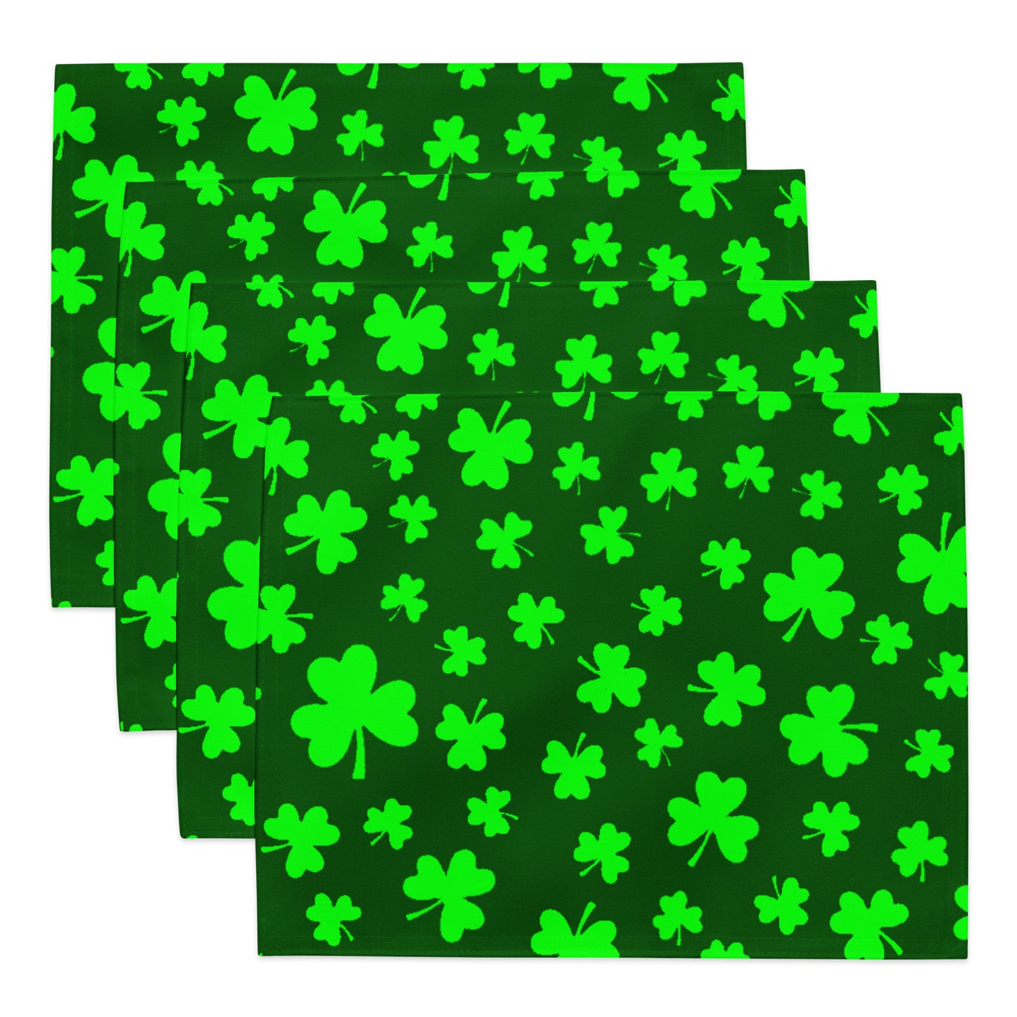 Shamrocks Print Placemat Set