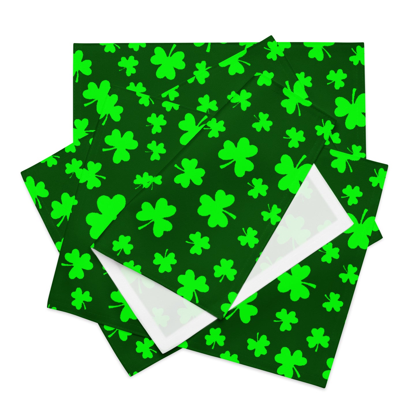 Shamrocks Print Placemat Set