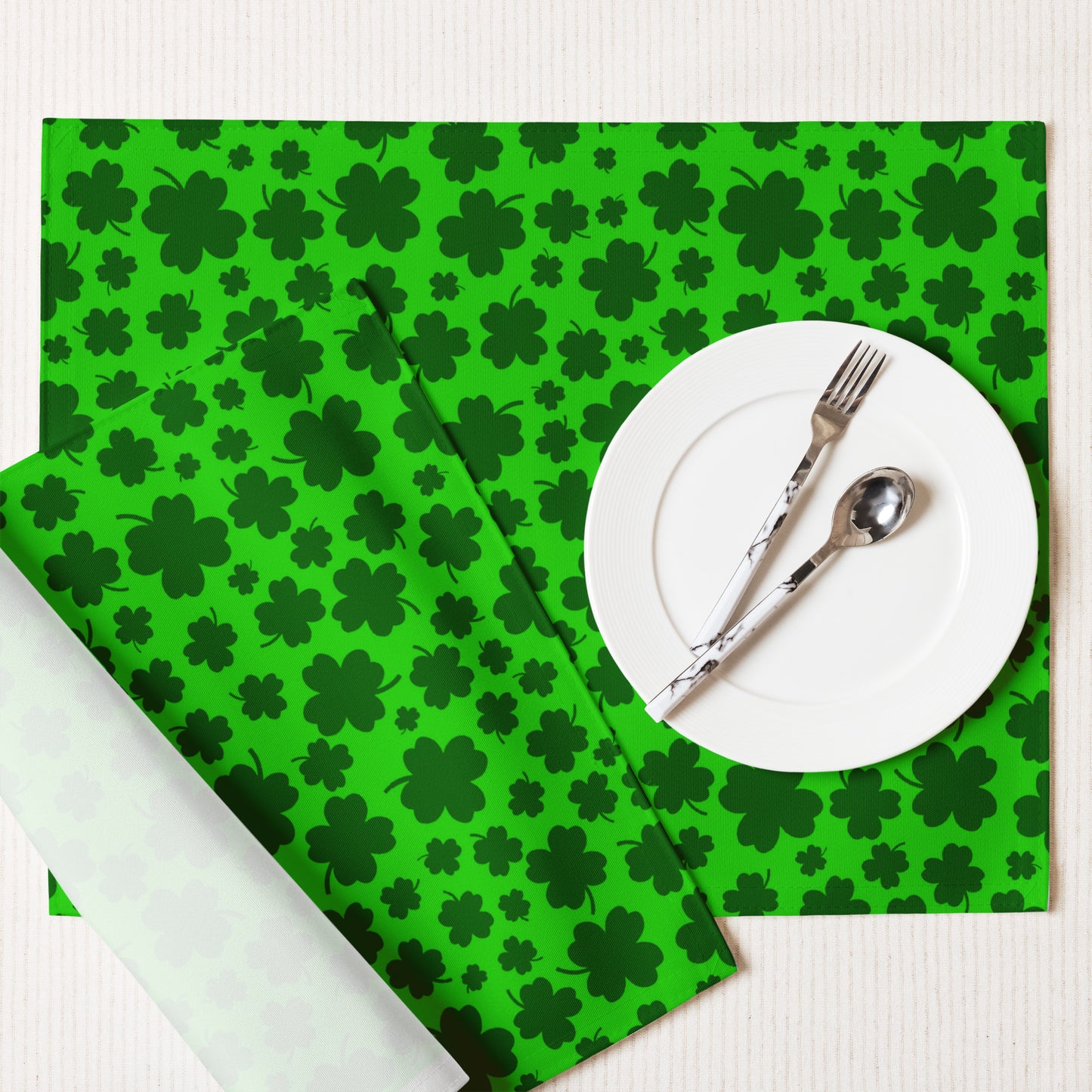 Lucky Clover Placemat Set