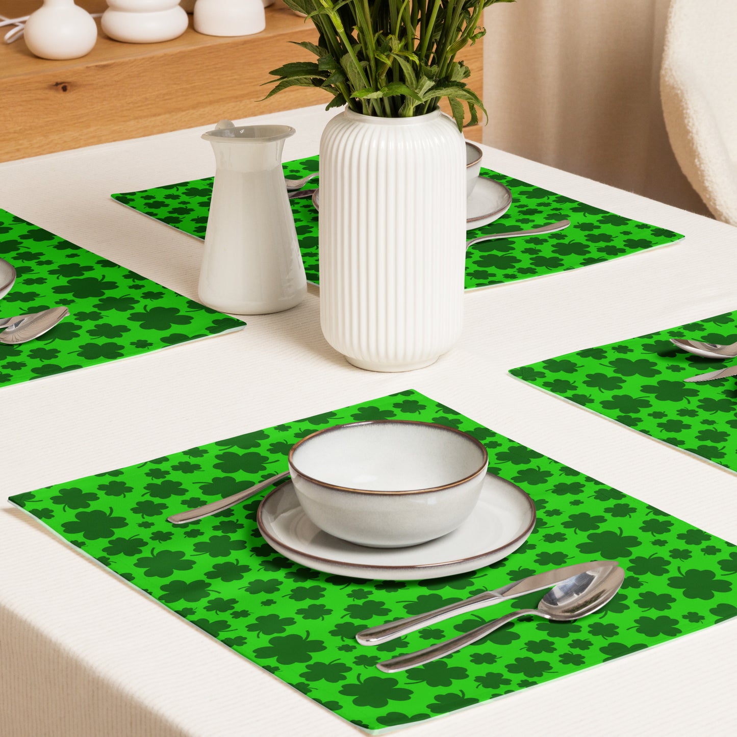 Lucky Clover Placemat Set