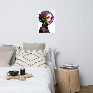 Thoughtful Woman Photo Paper Poster