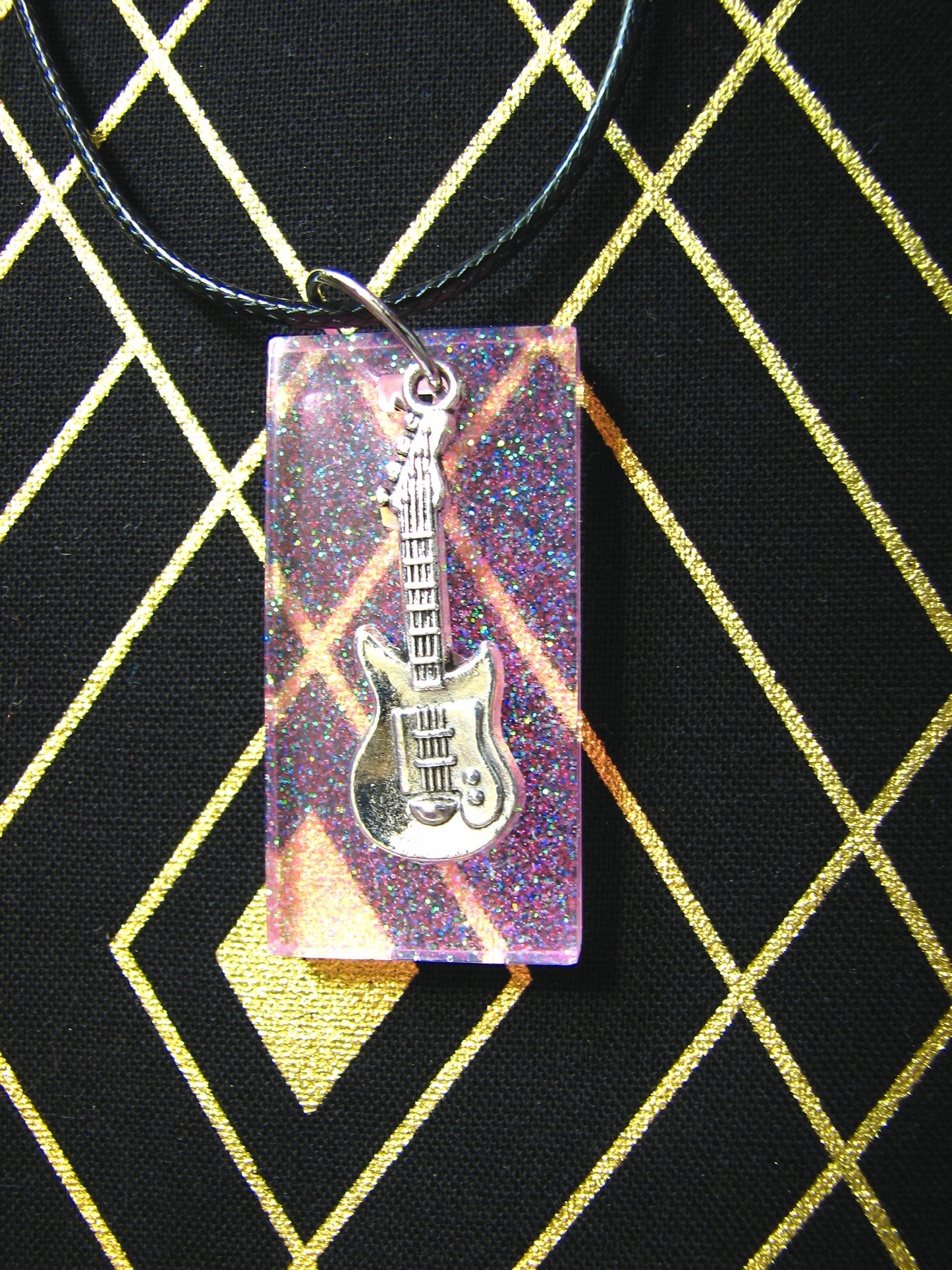 Rockstar Resin and Charm Necklace