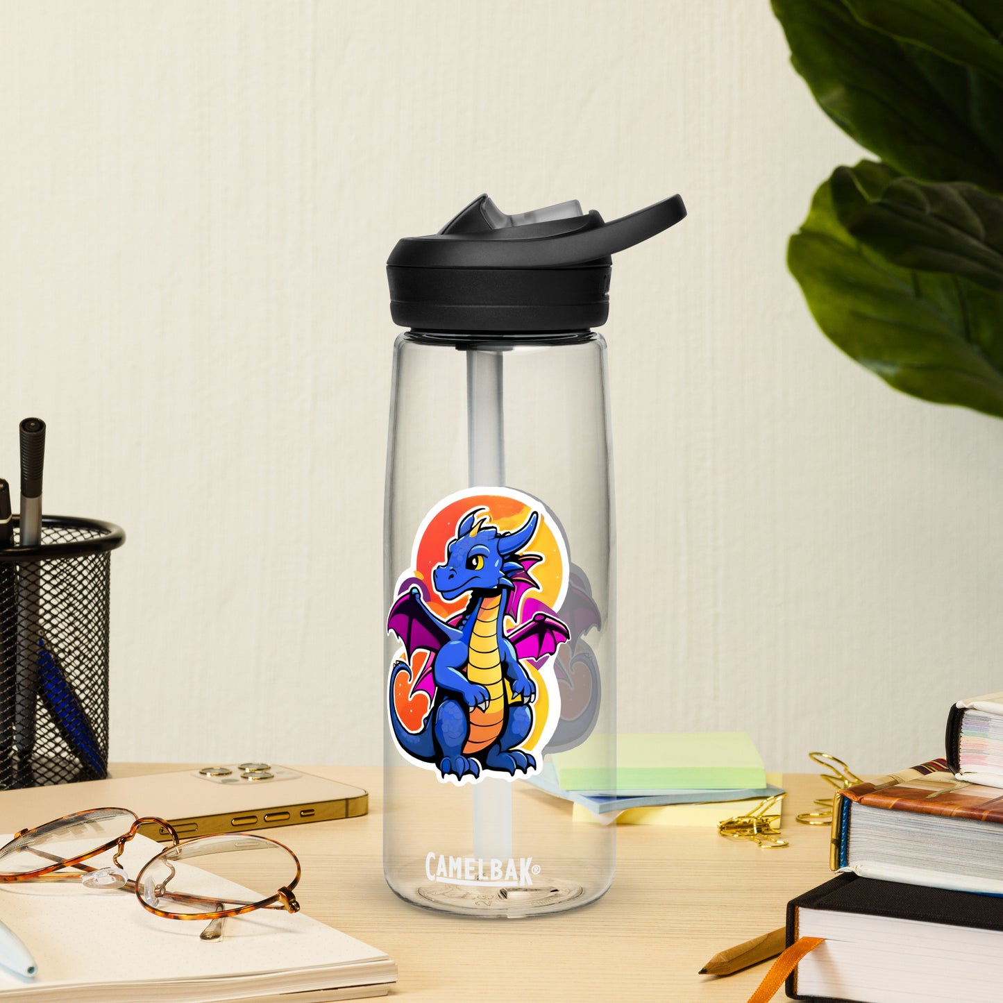 Cute Dragon Sports Water Bottle