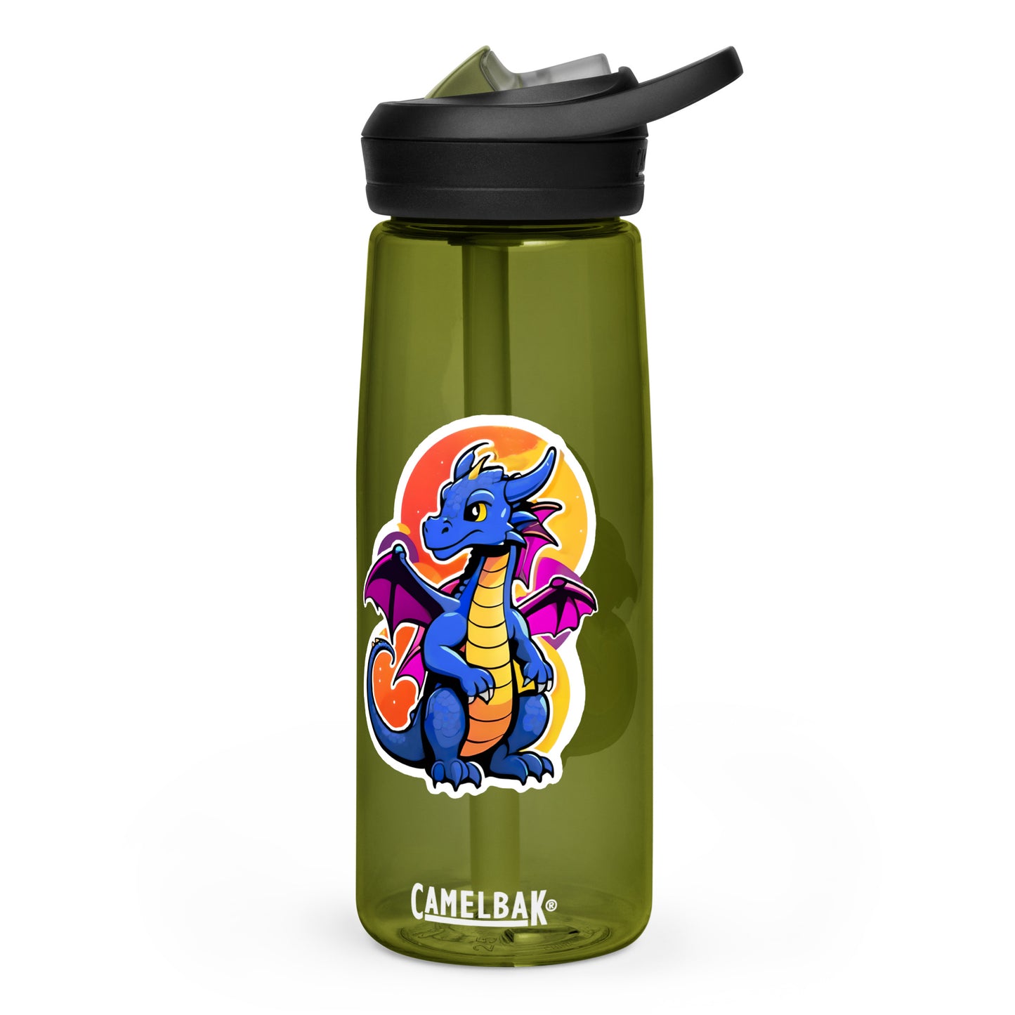 Cute Dragon Sports Water Bottle