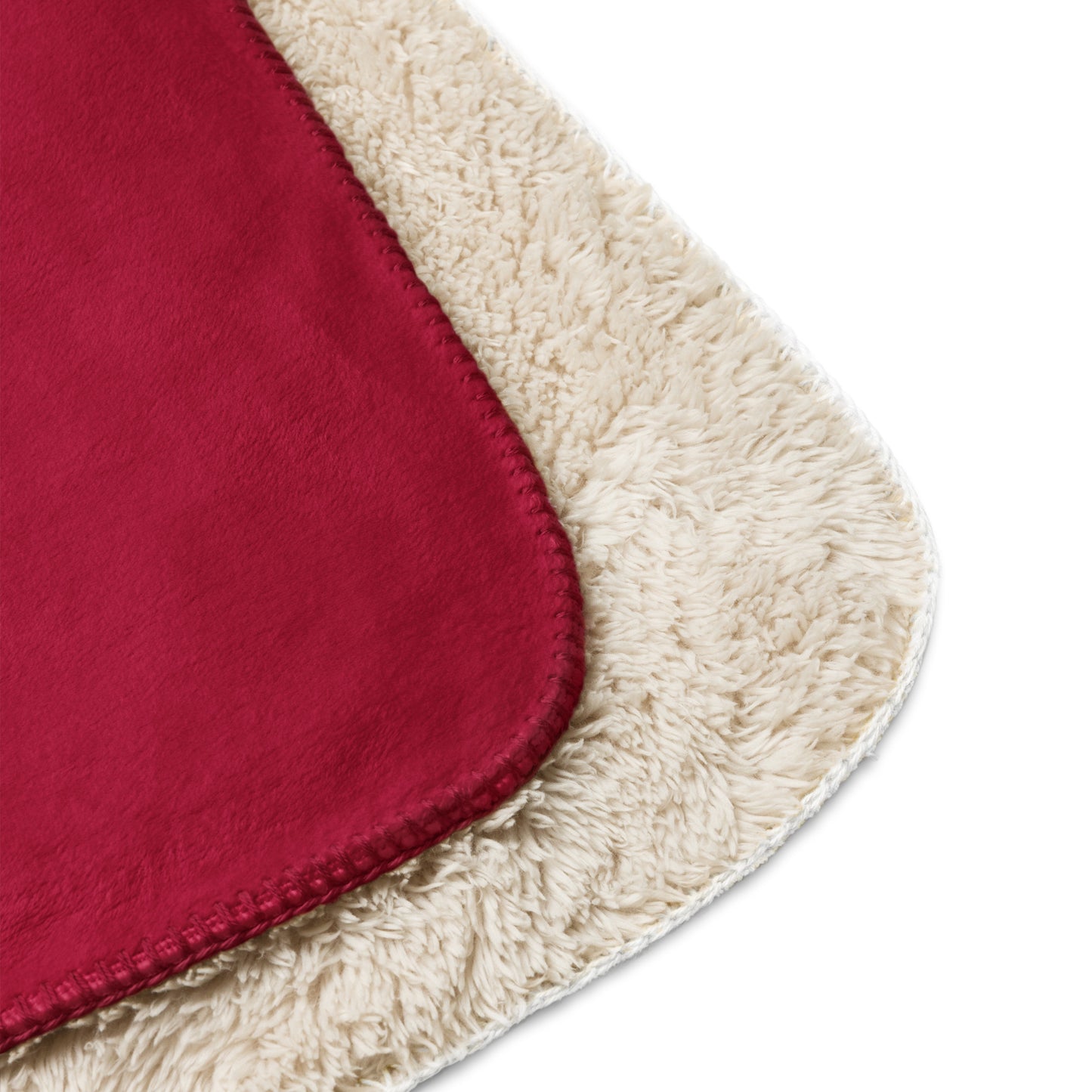 Holly Jolly Raccoon Sherpa Blanket