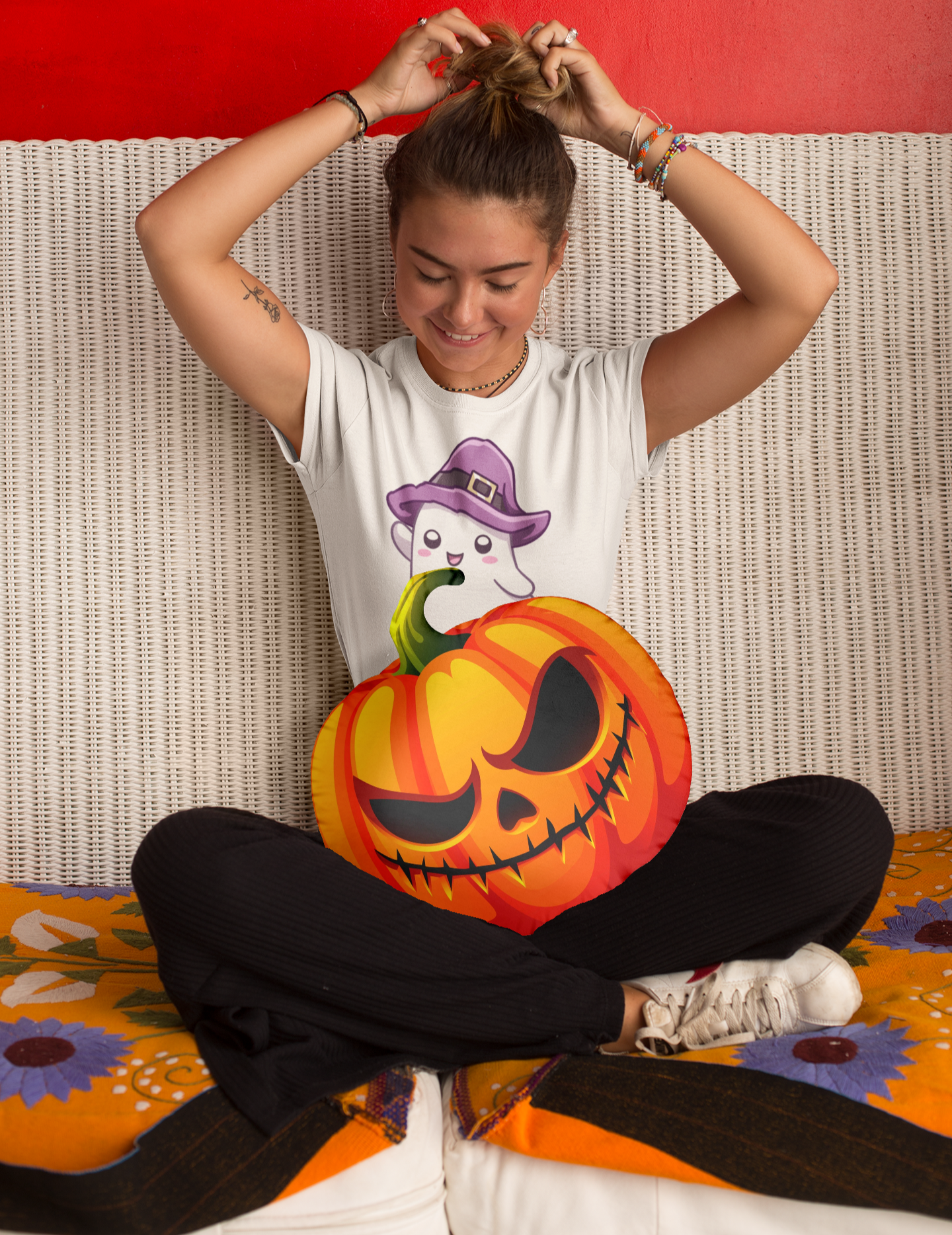 Jack O' Lantern Pillow